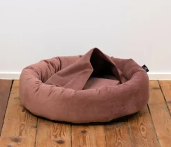 SILVIO design Hundebetten & Körbe|Katzenbetten & Katzenkissen - Kucheine ajo, rund Hellrot