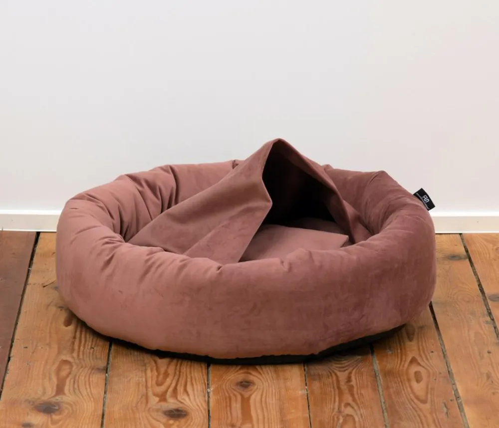 SILVIO design Hundebetten & Körbe|Katzenbetten & Katzenkissen - Kucheine ajo, rund Hellrot