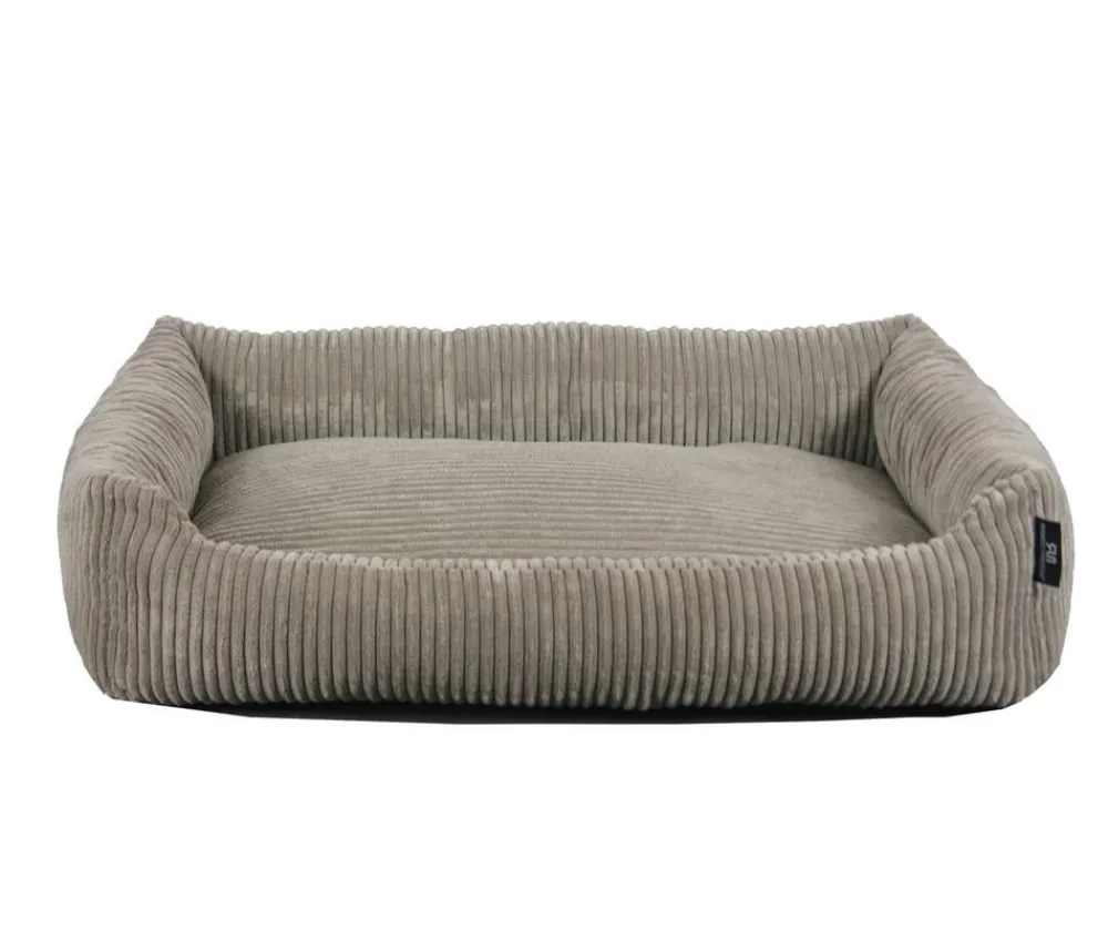 SILVIO design Hundebetten & Körbe - Kuschelsofa Goliath, rechteckig, ca. B120/H25/T80 cm Taupe