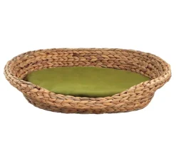 SILVIO design Hundebetten & Körbe|Katzenbetten & Katzenkissen - Tierbett Roy, oval Grün