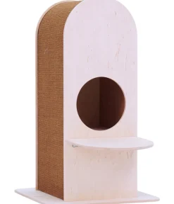 Skyline Kratzbäume & Kratzmöbel - Kratzturm Candy, braun, ca. B45/H76,5/T45 cm Hellbraun