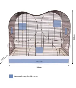 Skyline Vogelkäfige & Volieren > Vogelkäfig Emma