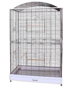 Skyline Vogelkäfige & Volieren - Vogelkäfig Loretto XXL, ca. B118/H175/T75 cm