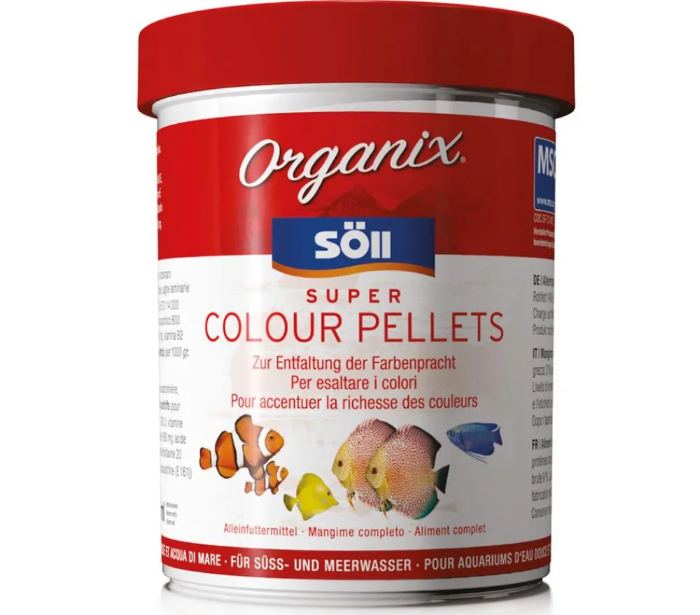 Söll Fischfutter - Fischfutter Organix Super Colour Pellets