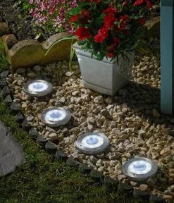smart garden Solarleuchten > Solar Bodenleuchte 4 Stk., ca. Ø11,7 cm