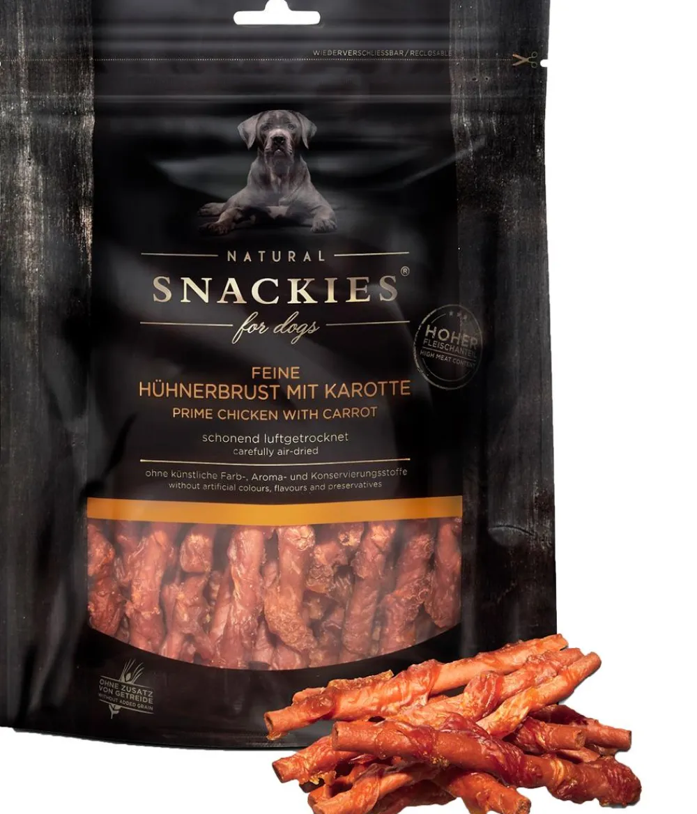 SNACKIES® Hundeleckerlies > Hundesnack Feine Hühnerbrust mit Karotte