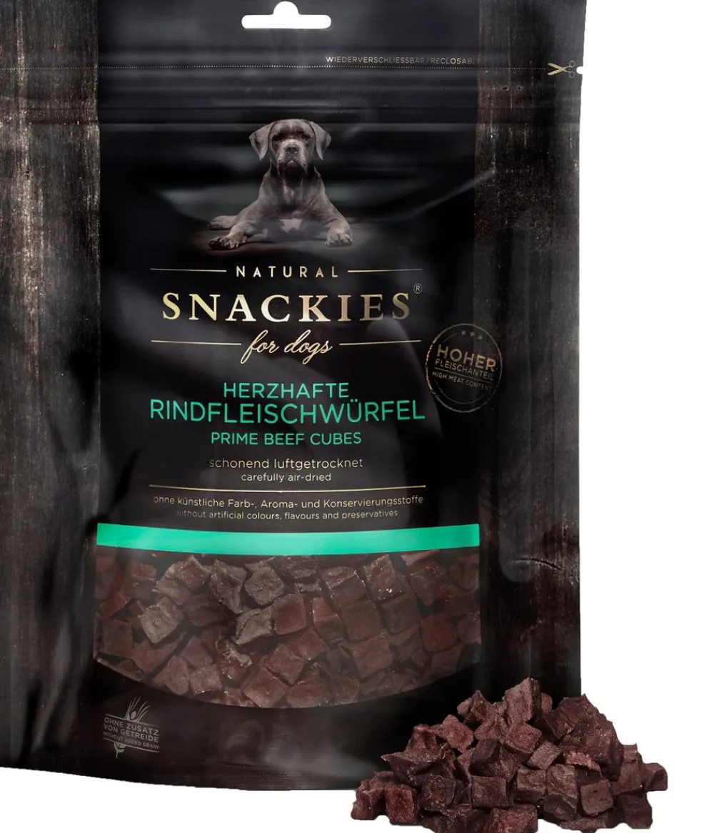 SNACKIES® Hundeleckerlies - Hundesnack Rindfleischwürfel