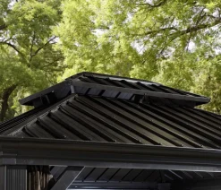 SOJAG Outdoor-Pavillon Messina 1012, inkl. Moskitonetz , ca. B363/H291,5/T298 cm Anthrazit Best