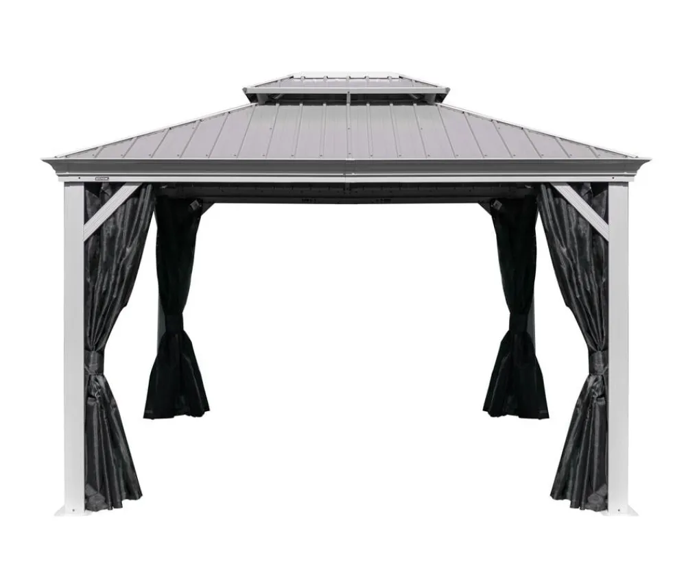 SOJAG Pavillons - Outdoor-Pavillon Messina 1216, inkl. Moskitonetz champagner, ca. B483/H307,1/T363 cm Creme