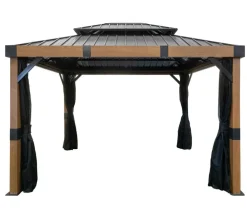 SOJAG Pavillons - Pavillon Fontana 10x12, inkl. Moskitonetz, ca. B363/H310/T298 cm