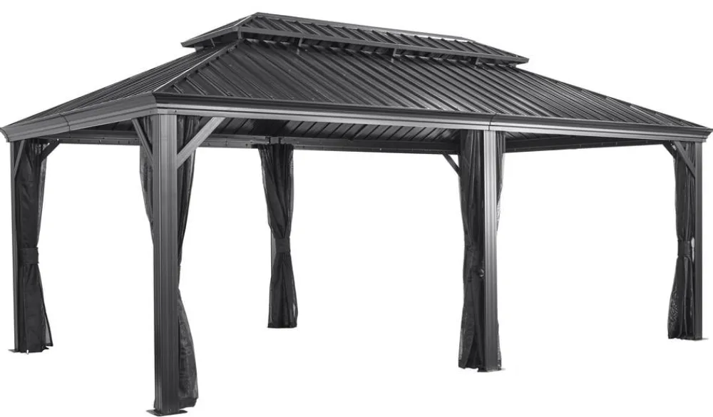 SOJAG Pavillon Messina Dunkelgrau New