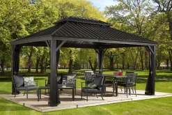 SOJAG Pavillons - Pavillon Messina Dunkelgrau