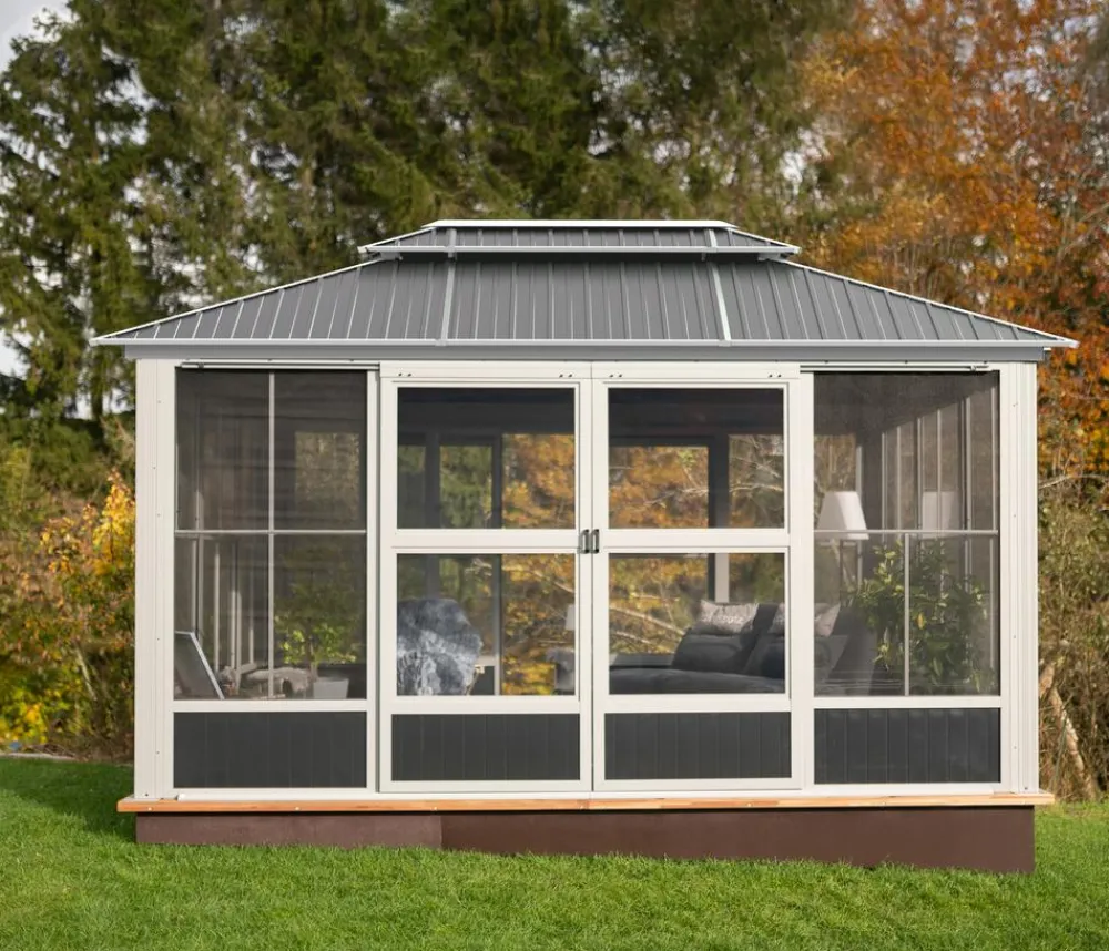 SOJAG Pavillons - Pavillon Olan 1014, ca. B435/H291/T311 cm Schwarz