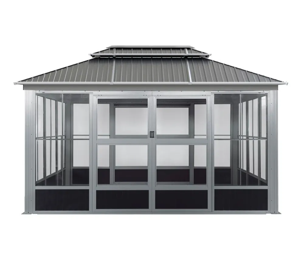 SOJAG Pavillons - Pavillon Olan 1014, ca. B435/H291/T311 cm Schwarz