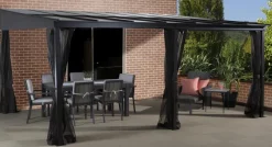 SOJAG Terrassenüberdachung St. Barthelemy Dunkelgrau Sale