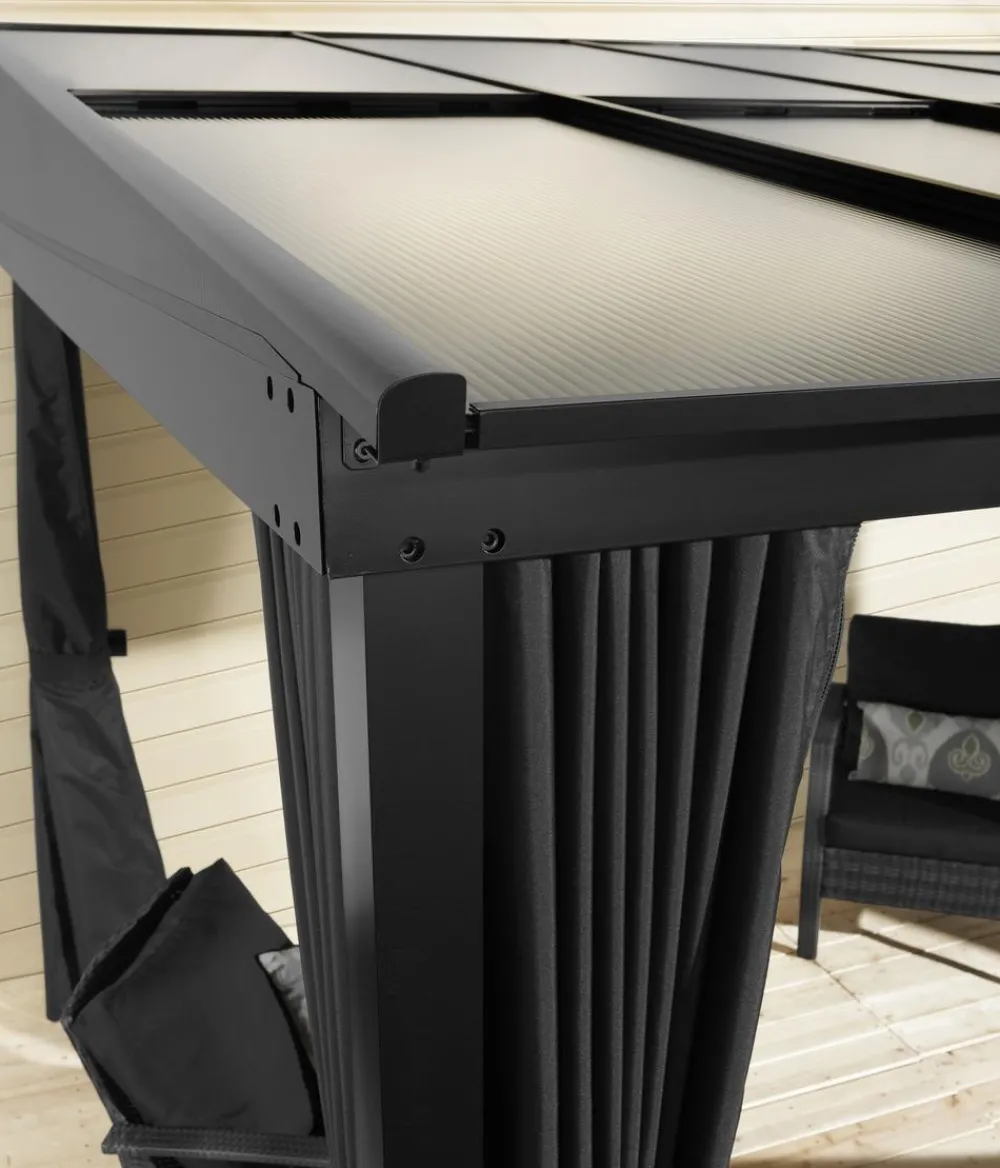 SOJAG Pavillons > Terrassenüberdachung St. Barth, ca. B364,3/H240,2/T240,4 cm