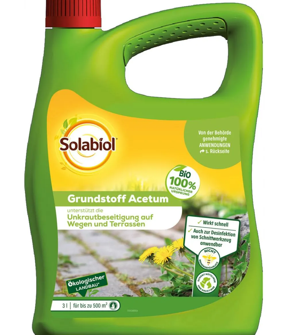 Solabiol Unkrautvernichter > ® Grundstoff Acetum, flüssig, 3 l