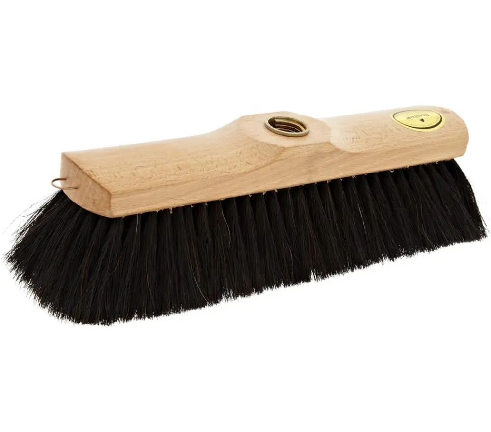 sorex Gartengeräte - Zimmerbesen mit natürlichem Rosshaar, 32 cm