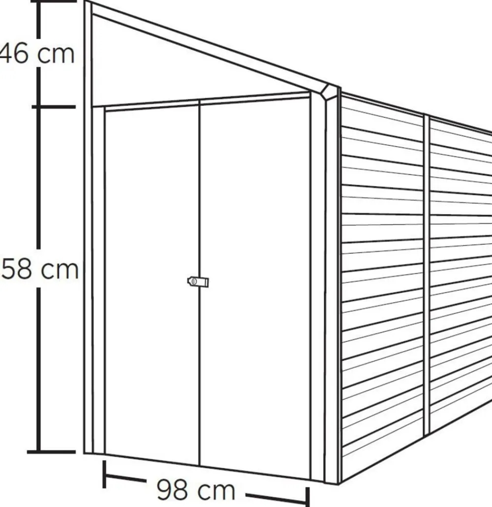 SPACEMAKER Gartenhäuser & Gerätehäuser > Anlehngerätehaus