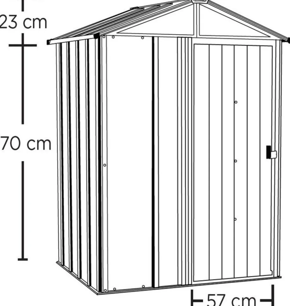 SPACEMAKER Gartenhäuser & Gerätehäuser > Gerätehaus, ca. B151/H198/T122 cm