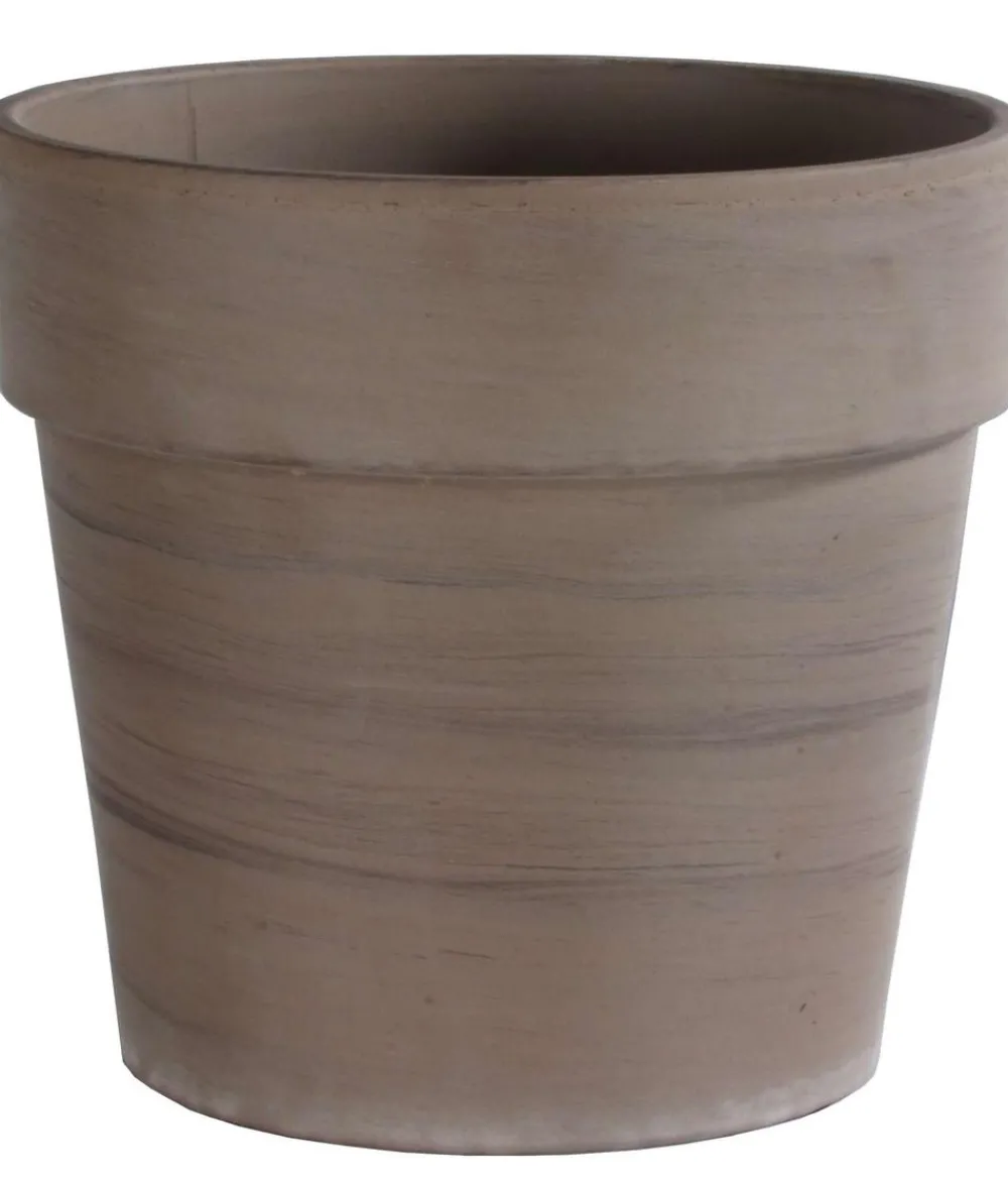 Spang Terrakotta-Pflanzgefäß Calima Braun Discount