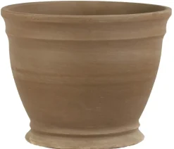 Spang Terrakotta-Topf Gallicus, rund Grau Outlet