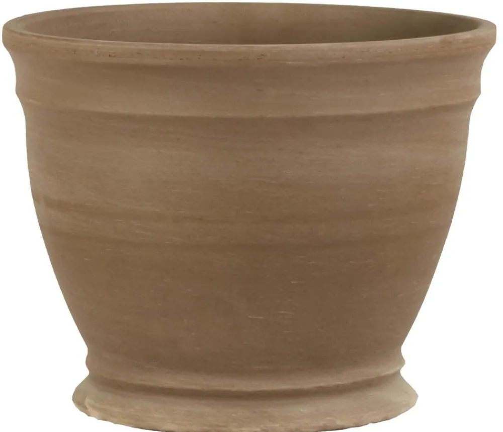 Spang Terrakotta-Topf Gallicus, rund Grau Outlet