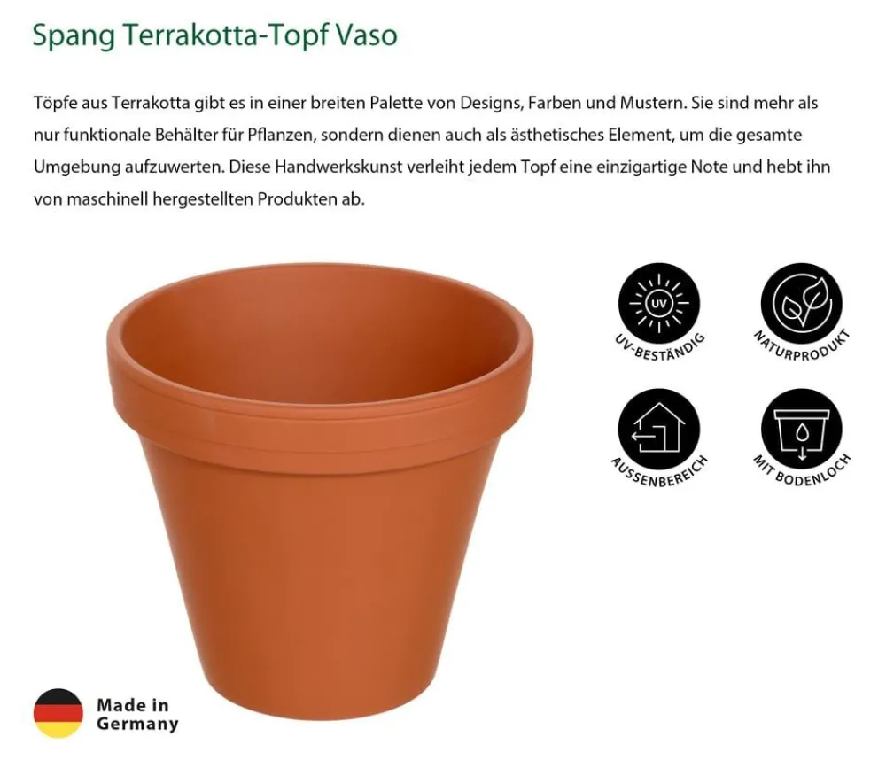 Spang Blumentöpfe & Übertöpfe > -Topf Vaso, rund