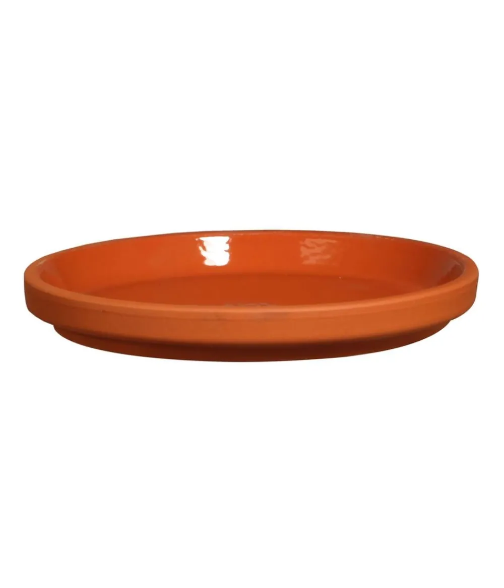 Spang -Untersetzer, rund, tonrot Hot