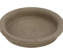 Spang Blumentopf Untersetzer - Terrakotta-Untersetzer Umbra, rund, terrakotta Dunkelbraun