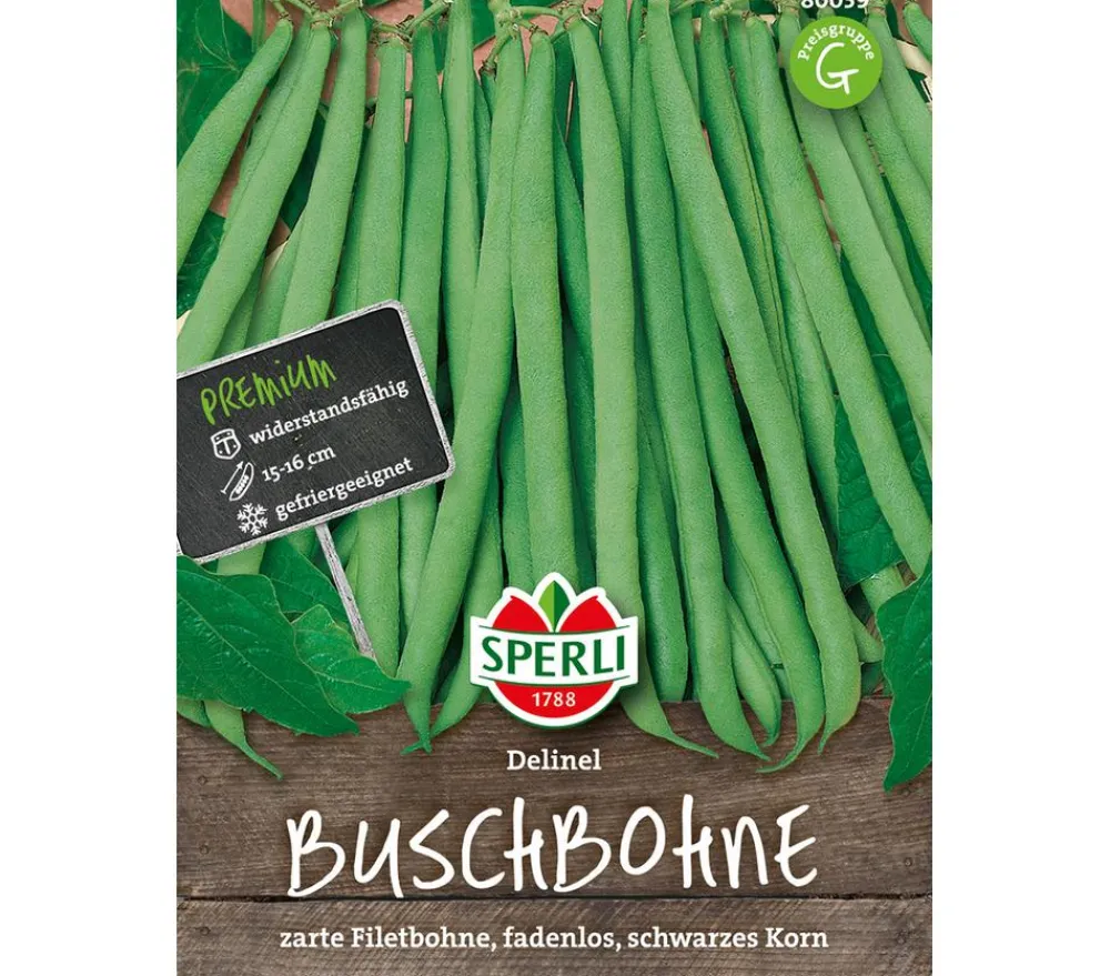 SPERLI Gemüsesamen > Samen Buschbohne 'Delinel'