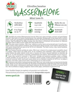SPERLI Obstsamen > Samen Wassermelone 'Mini Love'