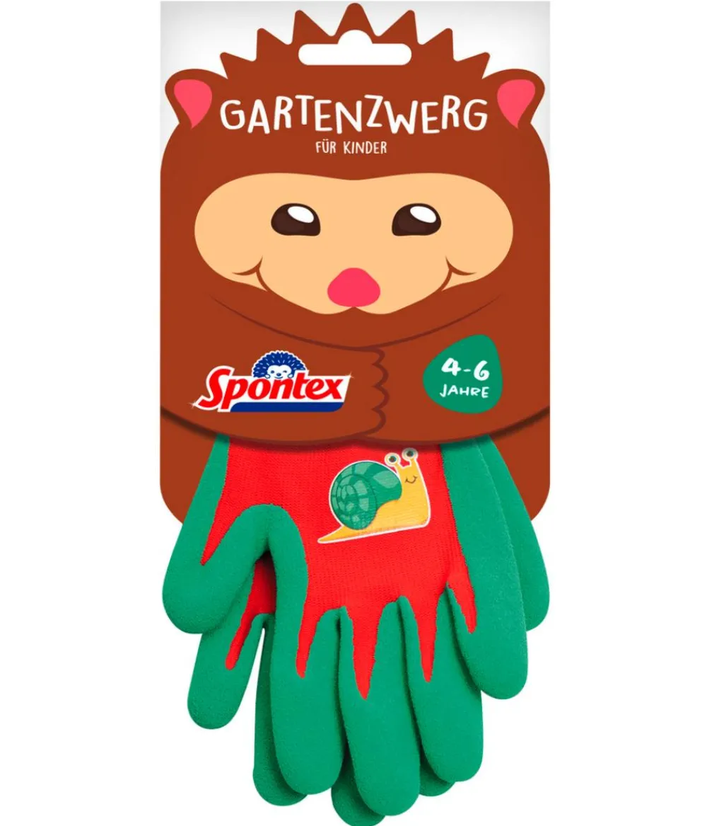 Spontex® Gartenhandschuhe - Spontex Kinder-Handschuhe Gartenzwerg