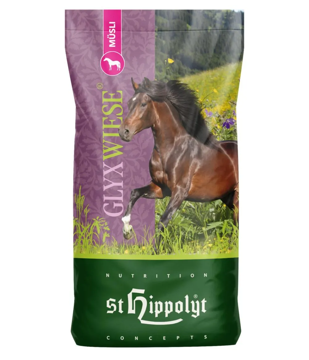 St. Hippolyt Pferdefutter & Zusatzfutter > Pferdefutter Müsli Glyx-Wiese, 15 kg