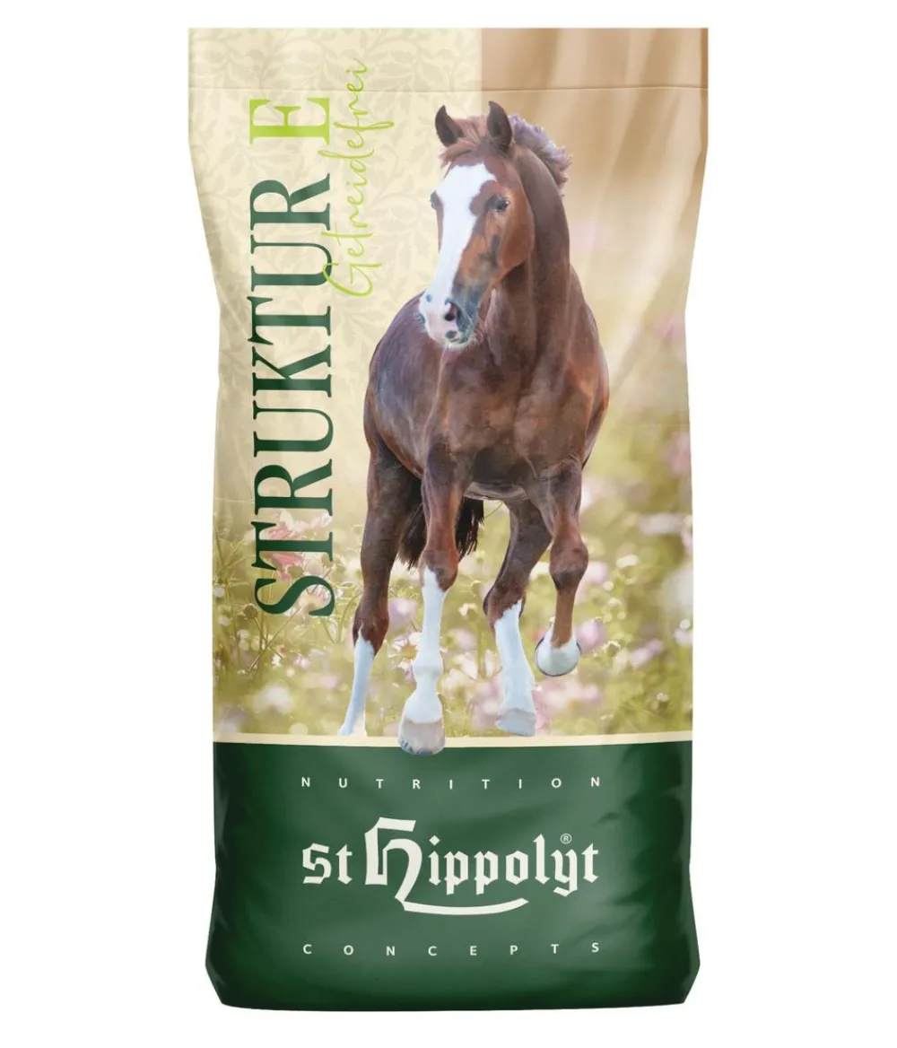 St. Hippolyt Pferdefutter & Zusatzfutter - Pferdefutter Struktur-E, 20 kg