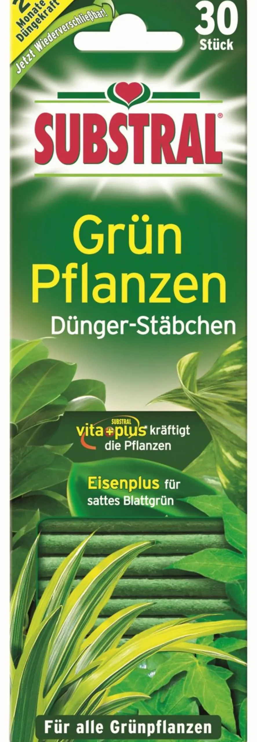 Substral® Spezialdünger > Grünpflanzen Dünger-Stäbchen, 30 Stk.