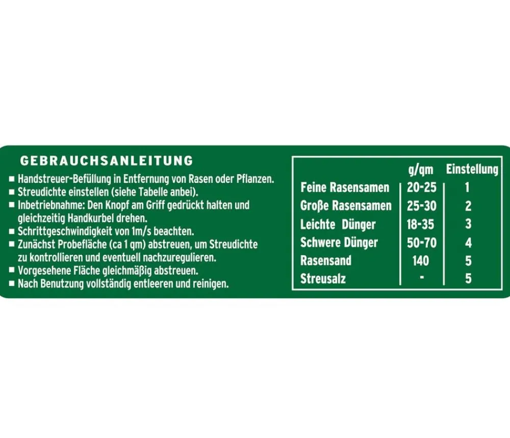 Substral® Gartengeräte - Handygreen Universal-Handstreuer Grün
