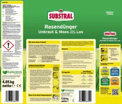 Substral® Rasendünger > 3in1 Rasendünger Unkraut & Moos bleibt chancenLOS, 4 kg