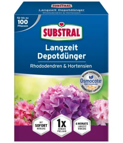 Substral® Blumendünger > Langzeit-Depotdünger für Rhododendren & Hortensien, 1,5 kg