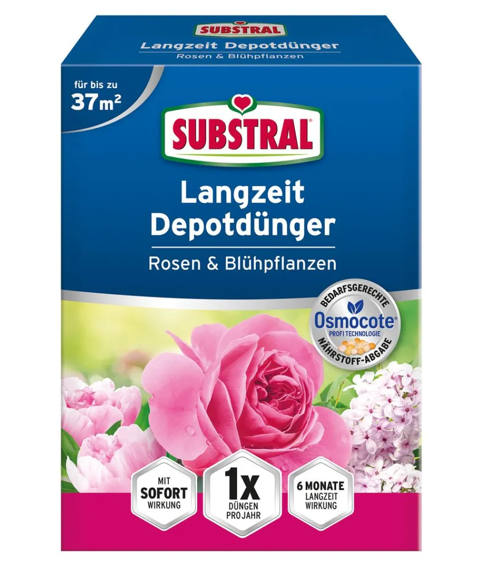 Substral® Universaldünger|Blumendünger > Langzeit-Depotdünger Rosen & Blühpflanzen, 1,5 kg