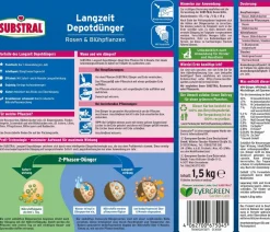 Substral® Universaldünger|Blumendünger > Langzeit-Depotdünger Rosen & Blühpflanzen, 1,5 kg