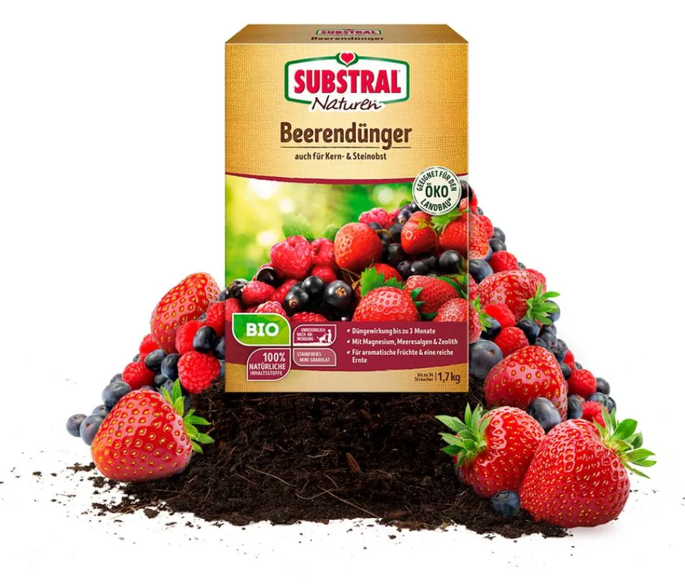 Substral® Obst- & Gemüsedünger > Naturen® Beerendünger Bio, 1,7 kg