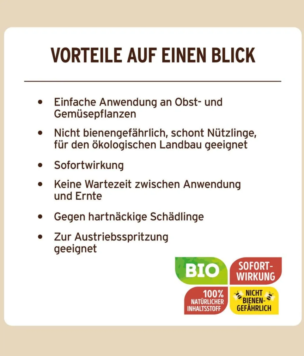 Substral® Schädlingsbekämpfungsmittel - Naturen® Bio Schädlingsfrei Obst & Gemüse, 750 ml