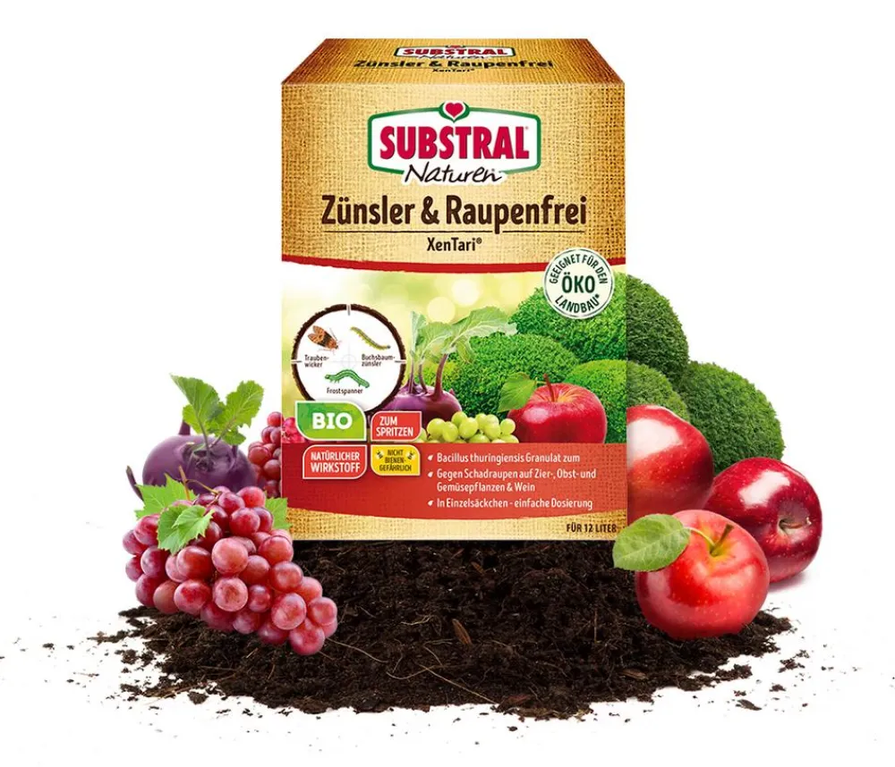 Substral® Schädlingsbekämpfungsmittel > Naturen® Bio Zünsler & Raupenfrei XenTari®, 20 g
