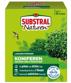 Substral® Spezialdünger|Bio-Dünger - Naturen® Langzeitdünger Koniferen, Hecken und Sträucher, 1,2 kg