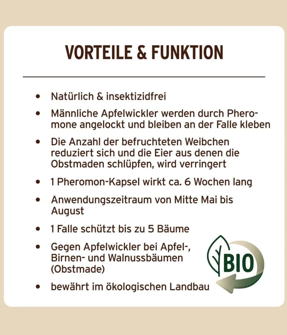 Naturen® Schädlingsbekämpfungsmittel|Insektenschutz & Fallen - Substral® Obstmaden Fallensystem