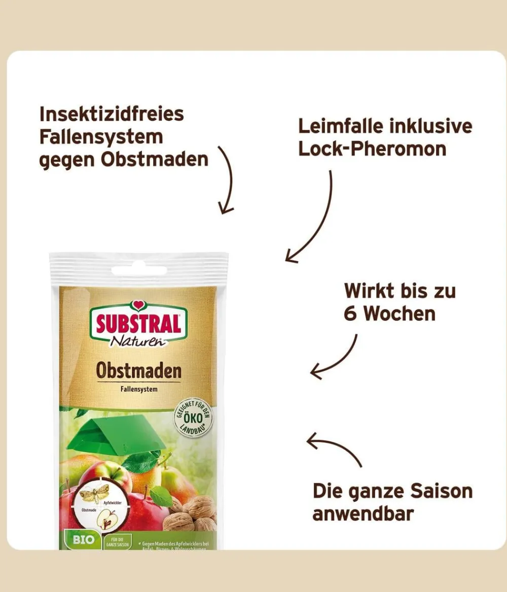 Naturen® Schädlingsbekämpfungsmittel|Insektenschutz & Fallen - Substral® Obstmaden Fallensystem