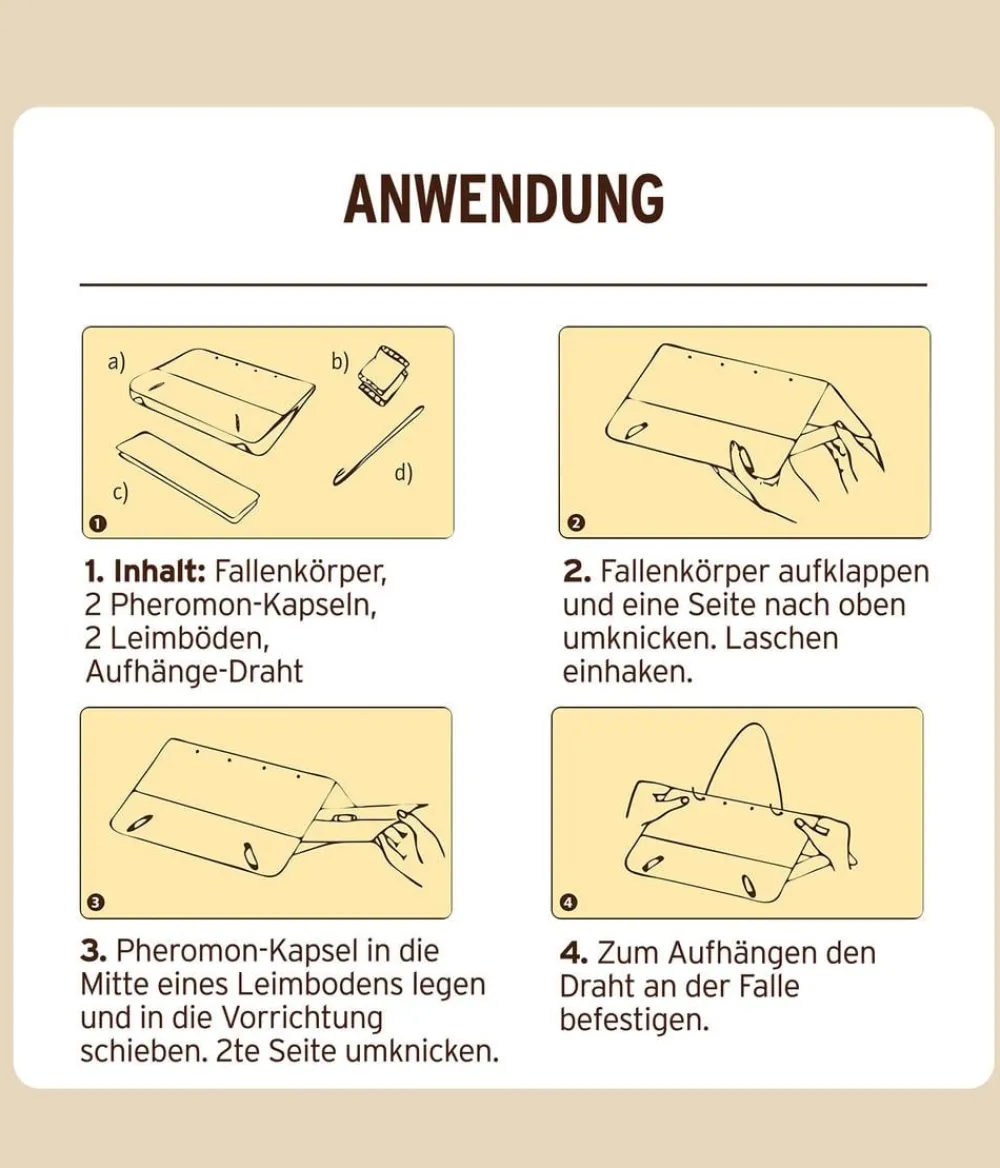 Naturen® Schädlingsbekämpfungsmittel|Insektenschutz & Fallen - Substral® Obstmaden Fallensystem