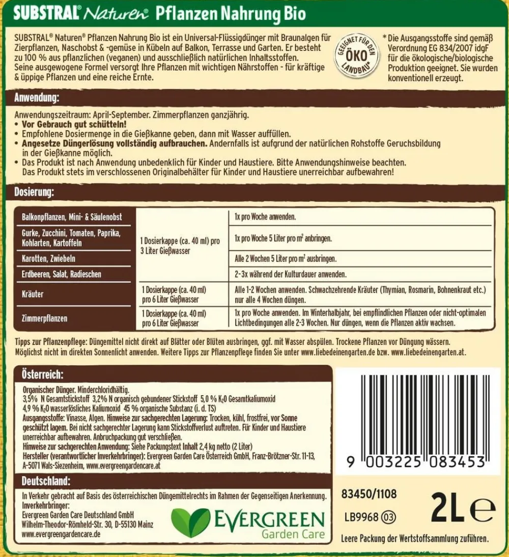 Substral® Universaldünger|Blumendünger > Naturen® Pflanzen Nahrung, flüssig, 2 l