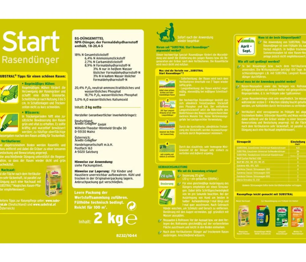 Substral® Start Rasendünger Hot